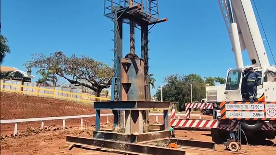 Prova de Carga Dinâmica em execução!Hoje acompanhamos de perto um dos ensaios mais importantes p